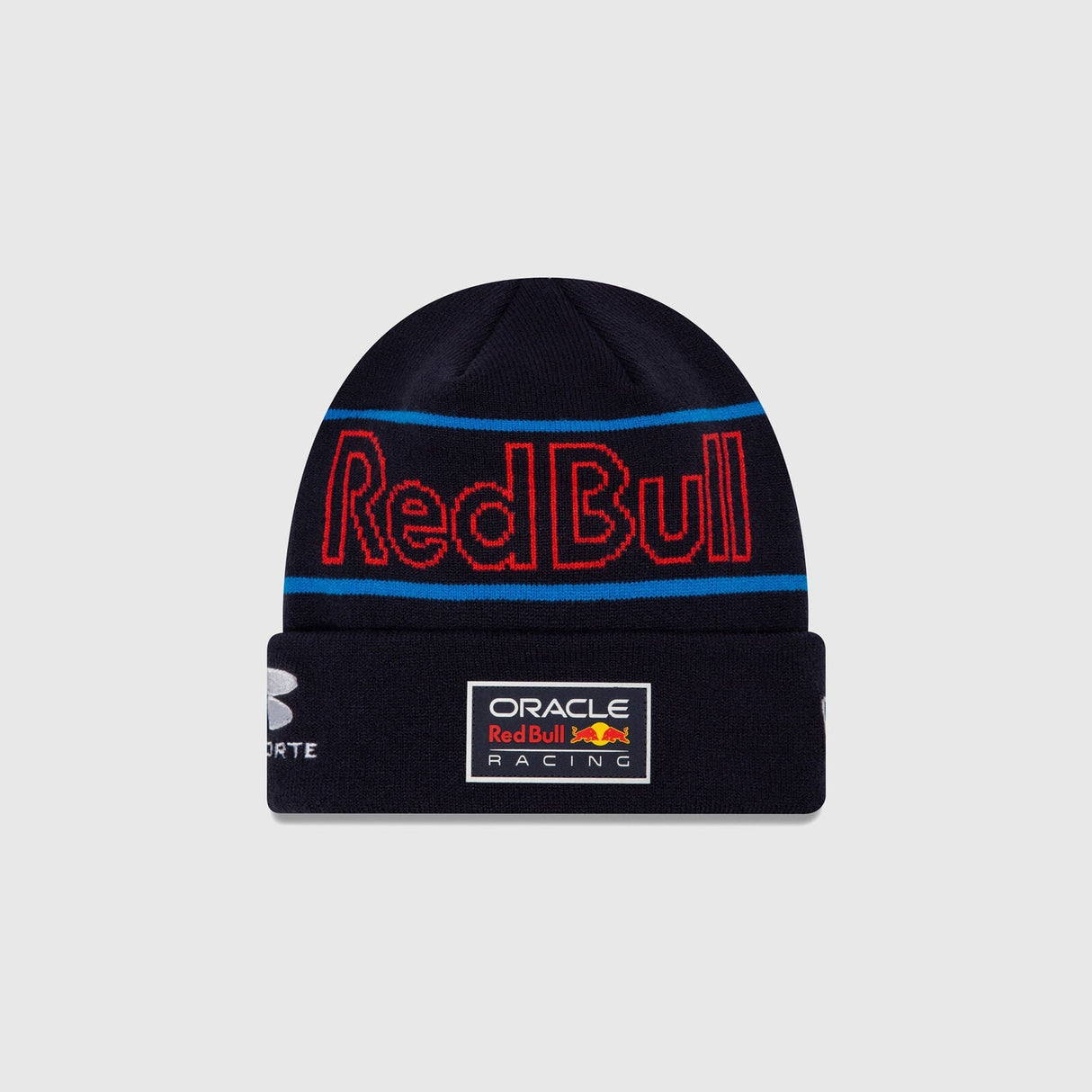 Czapka zimowa Red Bull, NEW ERA, Sergio Perez, zespół, niebieski, 2024