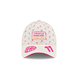 Czapka zimowa Red Bull, New Era, 9FORTY, Sergio Perez, Miami SE, biała