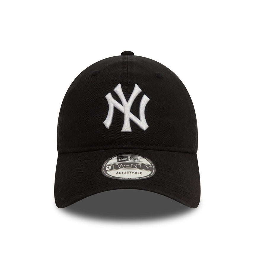 Czapka z daszkiem New York Yankees, washed, New Era, 9TWENTY, czarna