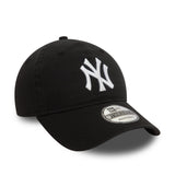 Czapka z daszkiem New York Yankees, washed, New Era, 9TWENTY, czarna