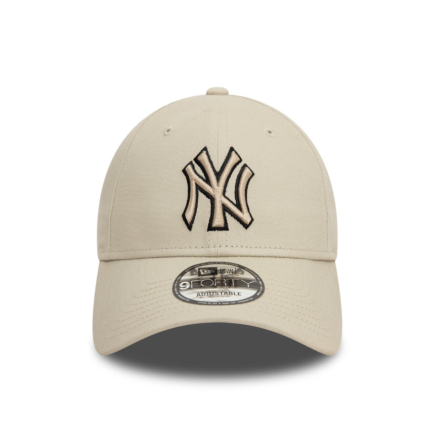 Czapka New York Yankees, New Era, 9FORTY, beżowa