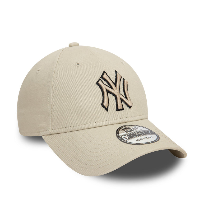 Czapka New York Yankees, New Era, 9FORTY, beżowa