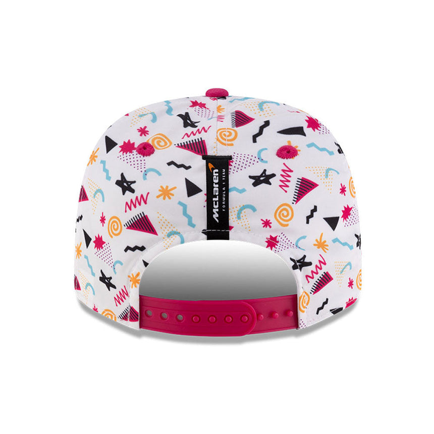 Czapka bejsbolowa McLaren, Miami, Lando Norris, New Era, 9SEVENTY SS, Biała 🔥