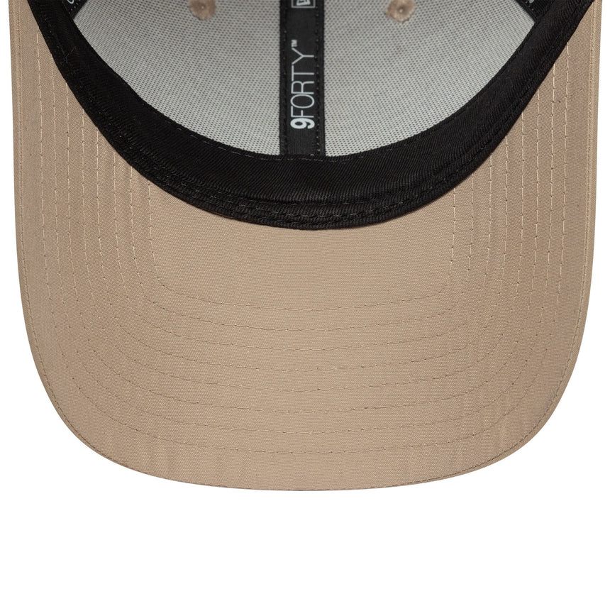 czapka New York Yankees, New Era, 9FORTY, niezbędna, pastelowa, brązowa