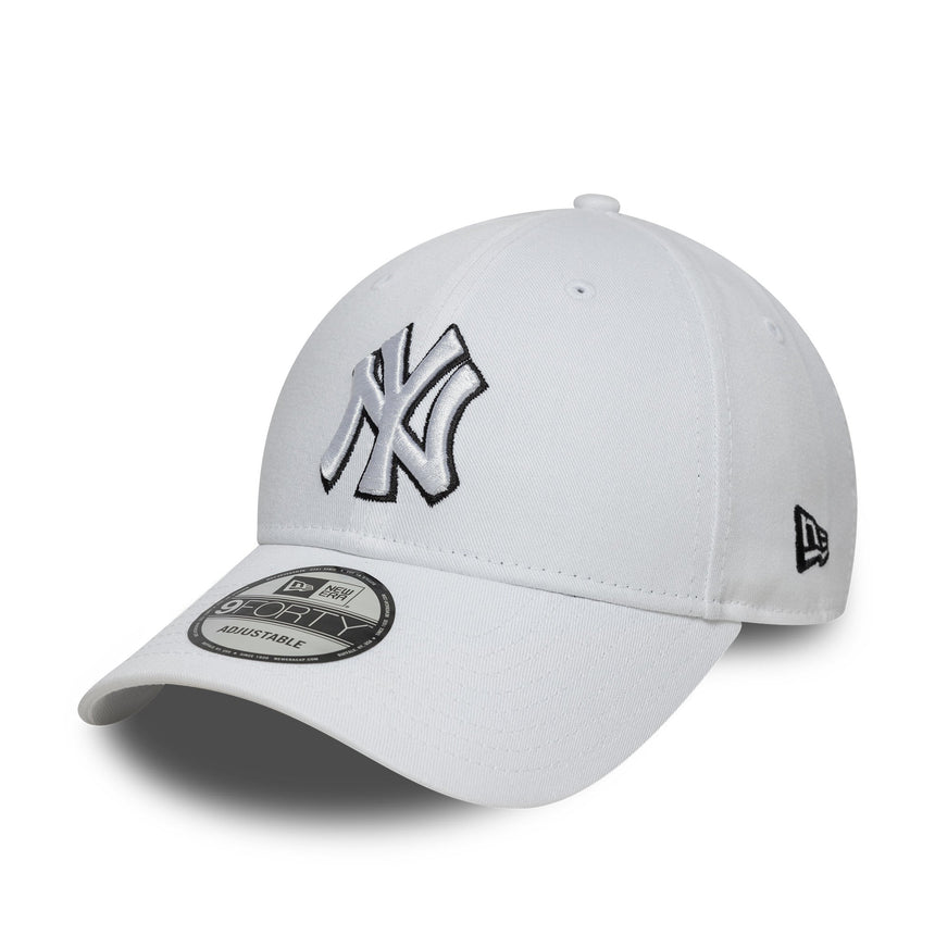 Czapka New York Yankees, New Era, 9FORTY, biała