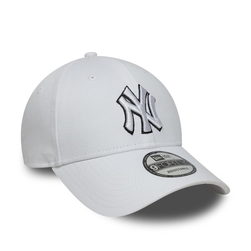 Czapka New York Yankees, New Era, 9FORTY, biała