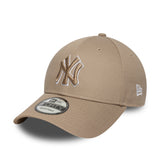 Czapka z daszkiem New York Yankees, New Era, 9FORTY, brązowa