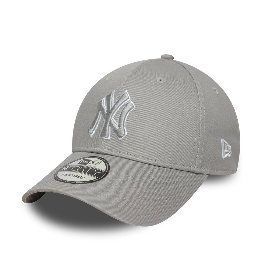 Czapka New York Yankees, New Era, 9FORTY, kontur w stylu pop-art, szara