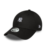 Czapka New York Yankees, z mini logo, New Era, 9FORTY, czarna