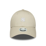Czapka New York Yankees, z mini logo, New Era, 9FORTY, beżowa