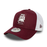 Czapka Visa RB, trucker, sezonowa, New Era, 9FORTY, bordowa
