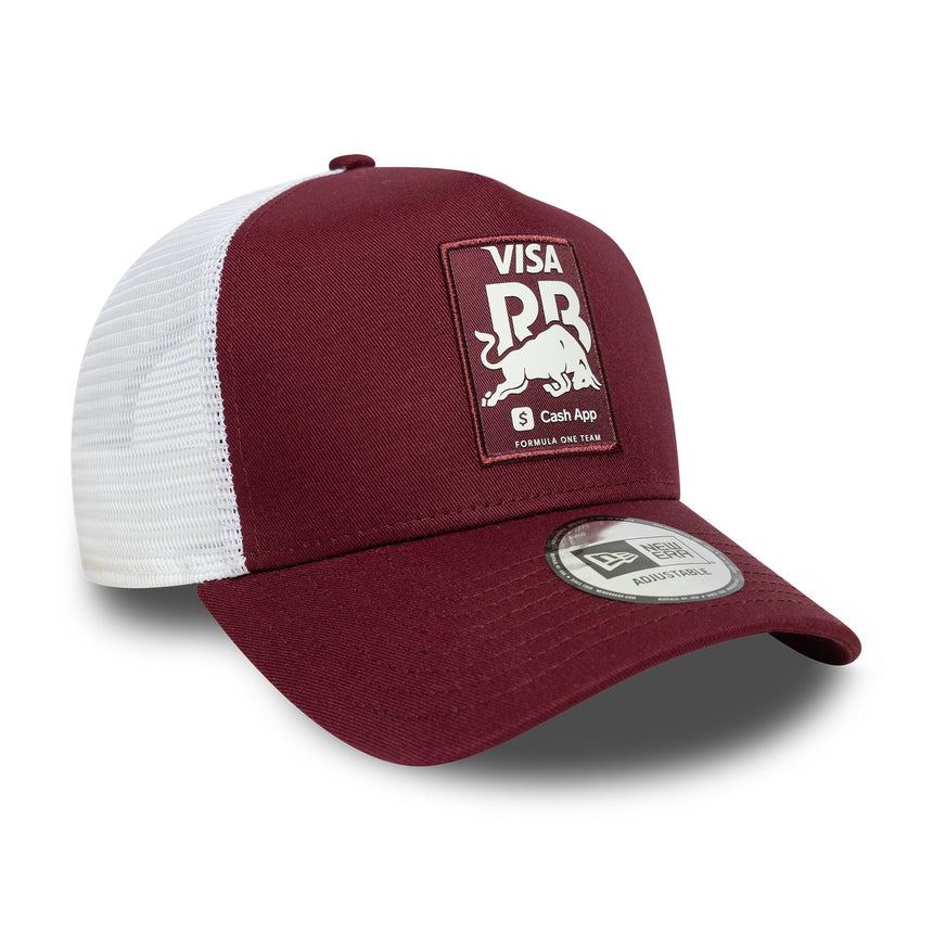 Czapka Visa RB, trucker, sezonowa, New Era, 9FORTY, bordowa