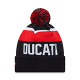 Czapka Ducati typu beanie, logotyp, New Era, wielobarwna