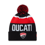 Czapka Ducati typu beanie, logotyp, New Era, wielobarwna