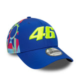 Czapka Valentio Rossi #46, VR46, fan, New Era, 9FORTY, wielobarwna