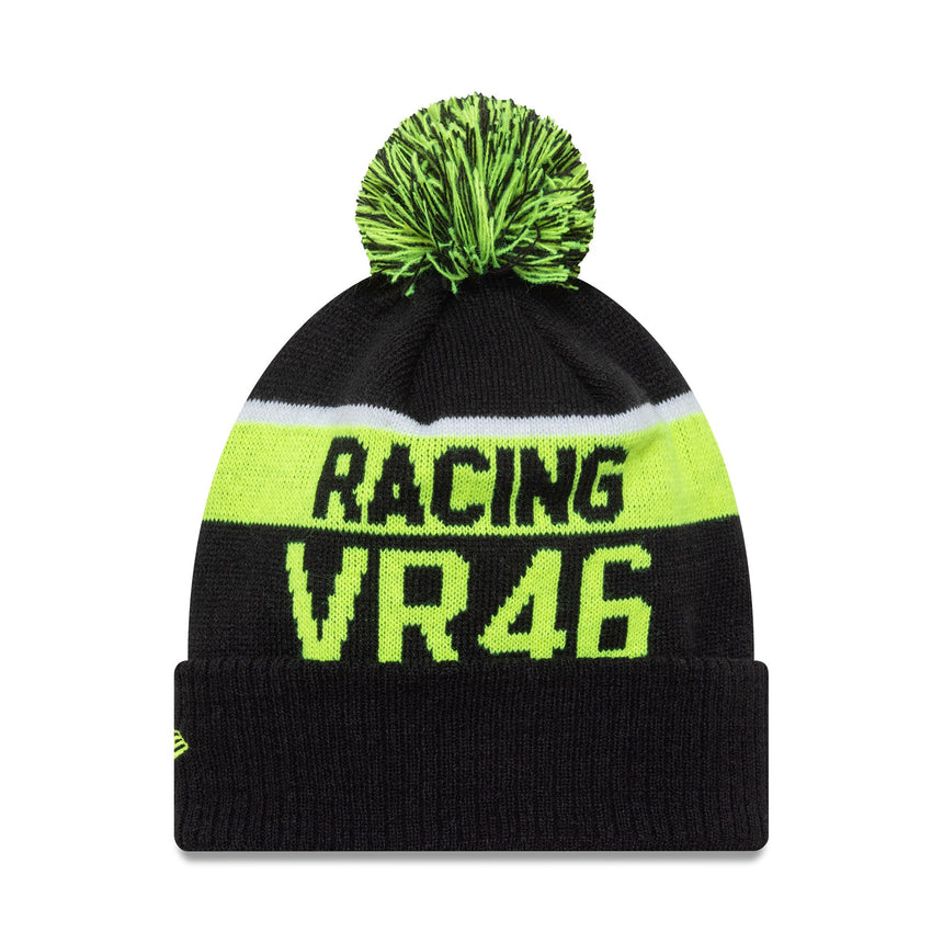 czapka beanie Valentino Rossi #46, VR46, znak słowny, New Era, wielobarwna