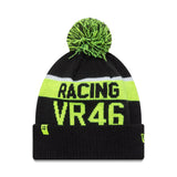 czapka beanie Valentino Rossi #46, VR46, znak słowny, New Era, wielobarwna