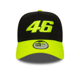 Valentio Rossi #46 czapka trucker, VR46, New Era, 9FORTY, czarna