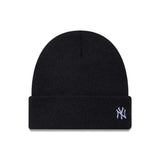 Czapka beanie New York Yankees, z mini logo, z ściągaczem, standardowa, niebieska