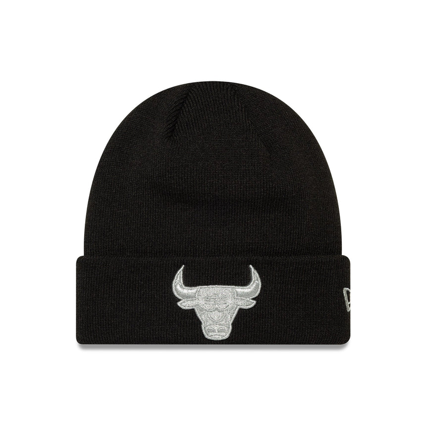Czapka beanie Chicago Bulls, Craft, metaliczna, New Era, czarna