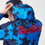 Kurtka Red Bull Racing Windrunner marki New Era w kamuflażu, niebieska