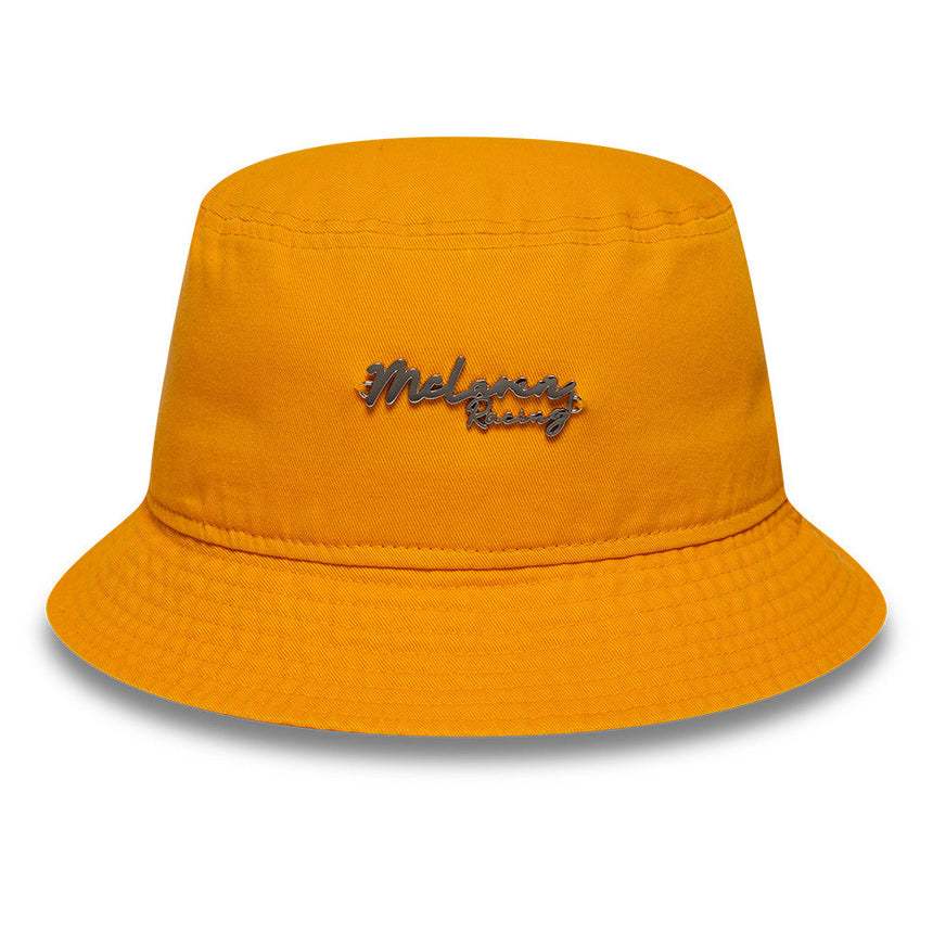 Kapelusz bucket McLaren x Reiss, taperowany, New Era, pomarańczowy