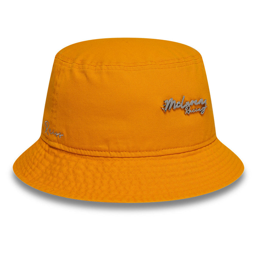 Kapelusz bucket McLaren x Reiss, taperowany, New Era, pomarańczowy