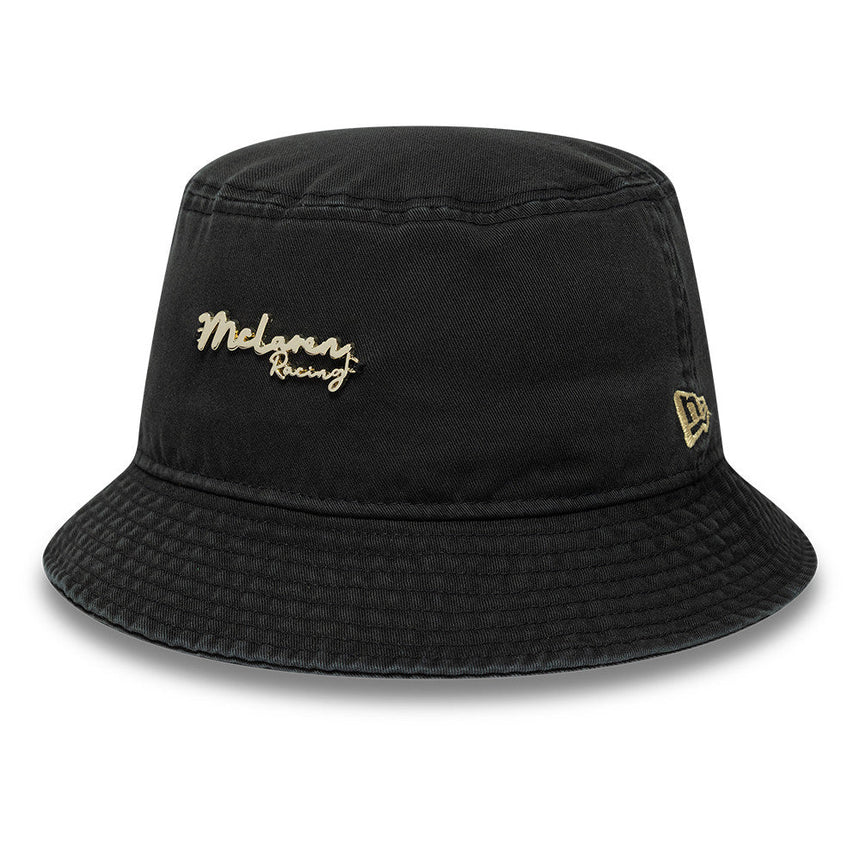 McLaren x Reiss czapka bucket, zwężana, New Era, czarna