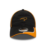 czapka Mclaren x Reiss, wyprana, New Era, 9TWENTY, czarna