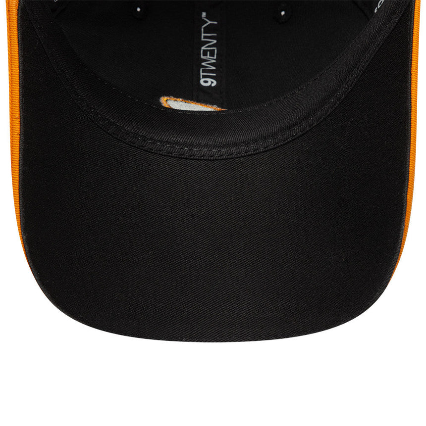 czapka Mclaren x Reiss, wyprana, New Era, 9TWENTY, czarna