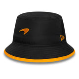 Czapka bucket McLaren x Reiss, sezonowa, zwężana, New Era, 9FORTY, czarna