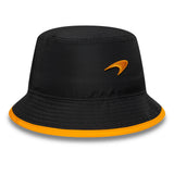 Czapka bucket McLaren x Reiss, sezonowa, zwężana, New Era, 9FORTY, czarna