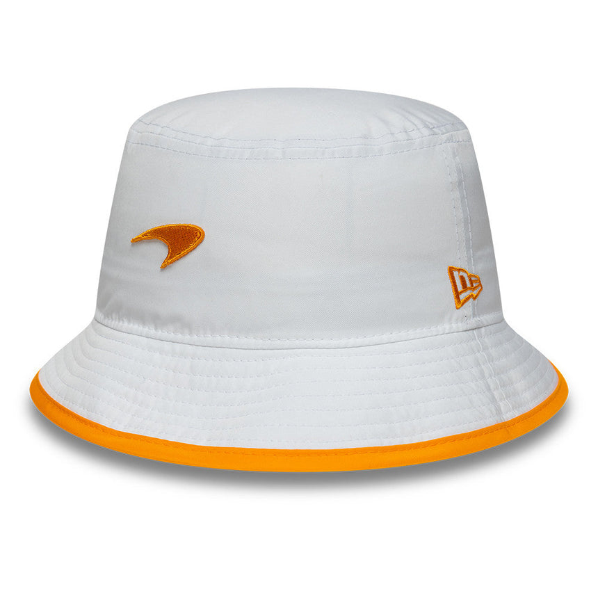 McLaren × Reiss czapka typu bucket, sezonowa, zwężana, New Era, 9FORTY, biała