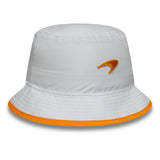 McLaren × Reiss czapka typu bucket, sezonowa, zwężana, New Era, 9FORTY, biała
