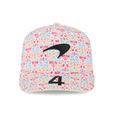 czapka McLaren, zespół, Lando Norris, specjalna edycja Mexico, New Era, 9SEVENTY, biała