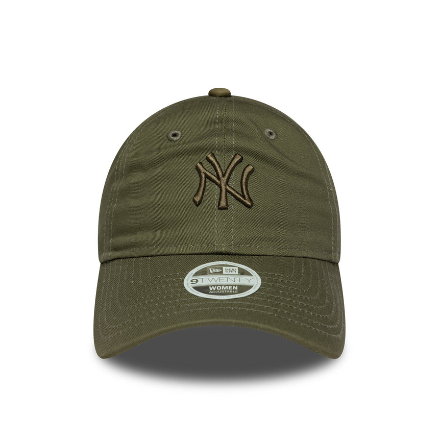 czapka New York Yankees, doskonały pin, New Era, 9TWENTY, zielona