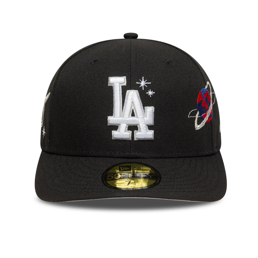 Czapka Los Angeles Dodgers, PLANET ICON, New Era, 59FIFTY, PC, czarna