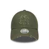 Czapka z daszkiem New York Yankees, postarzana przypinka, New Era, 9FORTY, brązowa