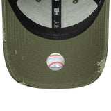 Czapka z daszkiem New York Yankees, postarzana przypinka, New Era, 9FORTY, brązowa