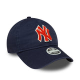 Czapka New York Yankees, boucle dla kobiet, New Era, 9TWENTY, boucle, niebieska