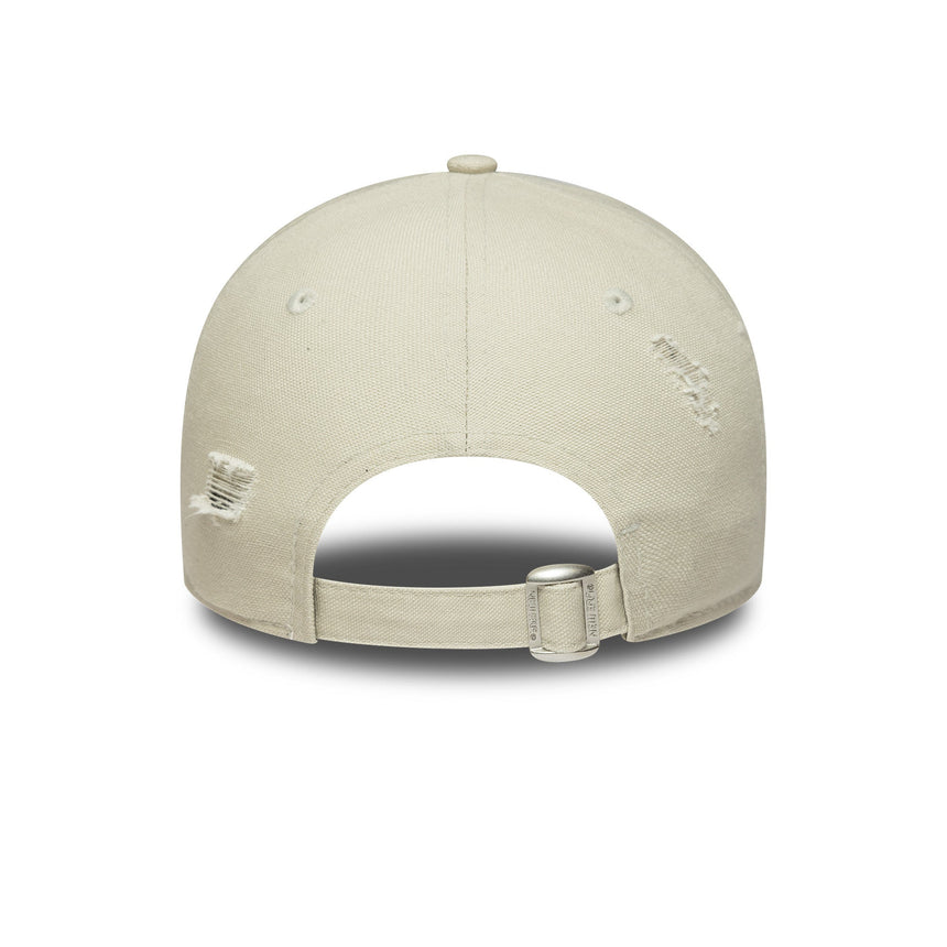 czapka New York Yankees, postarzana, New Era, 9FORTY, szara, dla kobiet