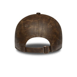 Czapka New York Yankees, skóra PU, New York Yankees, 9TWENTY, brązowy, brązowy