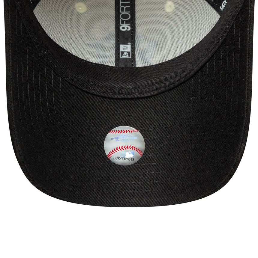 Czapka New York Yankees, sztuczny zamsz, New Era, 9FORTY, beżowo-czarna