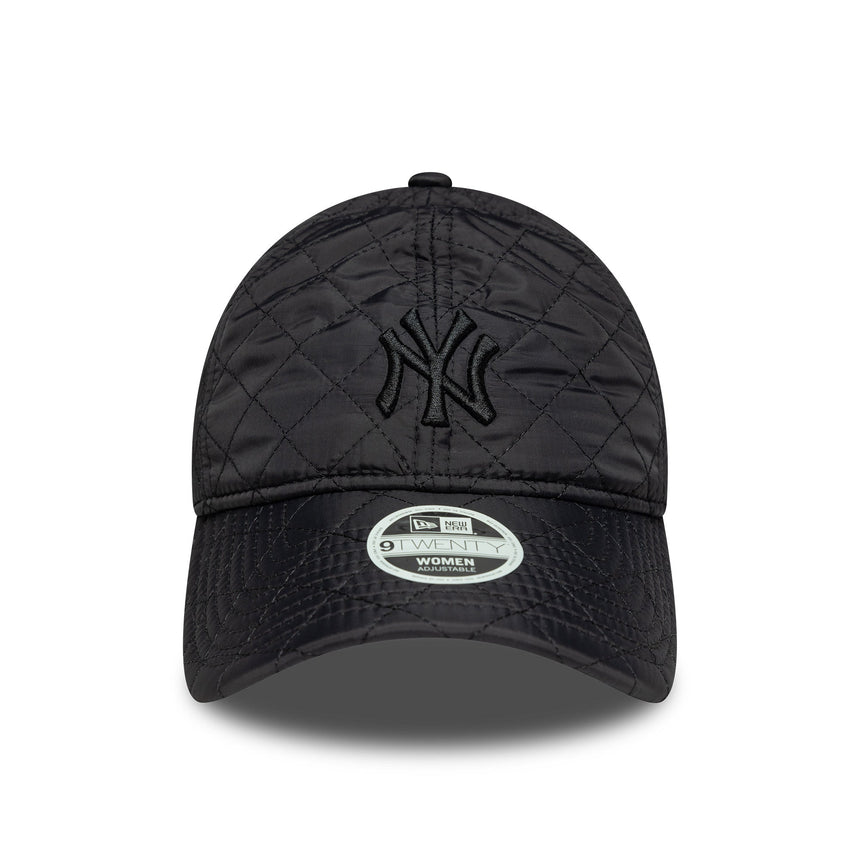 Czapka New York Yankees, wyściełana, New Era, 9TWENTY, dla kobiet, czarna