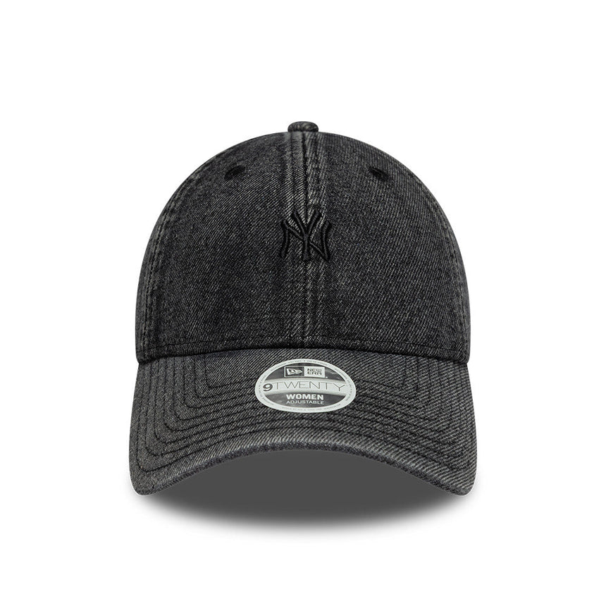 czapka New York Yankees, dżinsowa, 9TWENTY, czarna