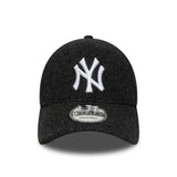 Czapka New York Yankees, melton, New Era, 9FORTY, czarna