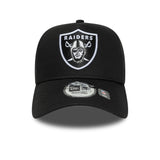 Las Vegas Raiders, naszywka boczna, New Era, A-frame, czarny