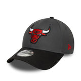 Czapka Chicago Bulls, SIDE PATCH, New Era, 9FORTY, szara, szara
