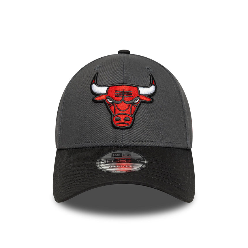 Czapka Chicago Bulls, SIDE PATCH, New Era, 9FORTY, szara, szara