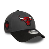 Czapka Chicago Bulls, SIDE PATCH, New Era, 9FORTY, szara, szara